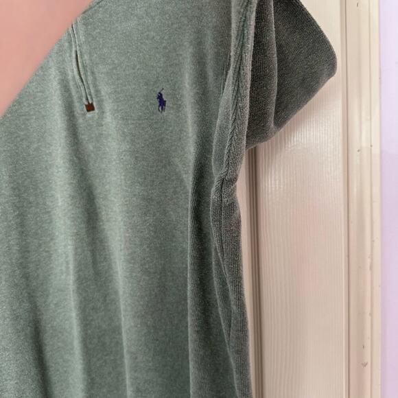 Polo Ralph Lauren Men’s Quarter Zip Pullover Sweater Size L Preppy Office - Picture 8 of 8